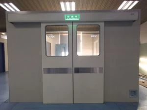 Двічі відкритих герметичних розсувних дверей